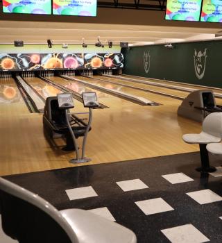Smith's basement has its very own bowling alley for events or casual afternoons with friends.